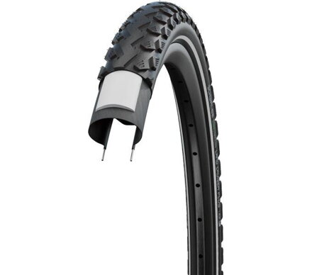 SCHWALBE Tire LAND CRUISER PLUS (42-622) 28x1.60 700x40C Active 50EPI PunctureGuard 890g Reflex Green