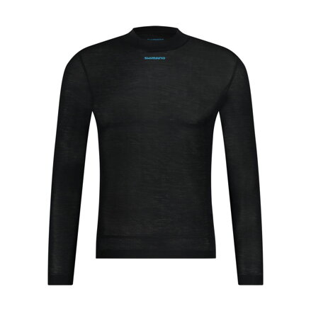 SHIMANO T-shirt VERTEX PRIMA LONG BASE LAYER black / Size: M