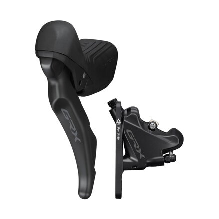 SHIMANO Dual control GRX ST-RX610L/BR-RX400 left for 2x12-k. mech. rad./hydraulic brake