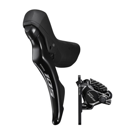 SHIMANO Dual control 105 ST-R7120/BR-R7170 left 2x11-k. mech. rad./hydraulic brake
