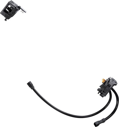 SHIMANO Holder BM-E8030 for STEPS BT-E8035/E8036 flashlights on frame without lock with cable 400mm black