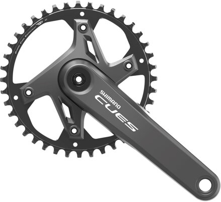 SHIMANO Cranks Cues U6000 175mm 40z. 9/10/11-k. black two-piece without bearings