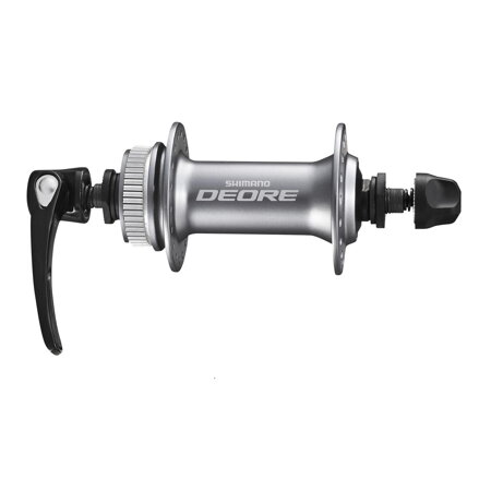 SHIMANO Front hub Deore HB-M595 32d. R.U. silver. Center Lock