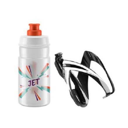 ELITE Bottle with basket set CEO orange logo, 350 ml