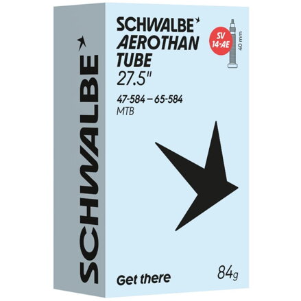 SCHWALBE Duša SV14-AE (47/65-584) 27.5x1.85–2.60 SV 40mm Aerothan 84g