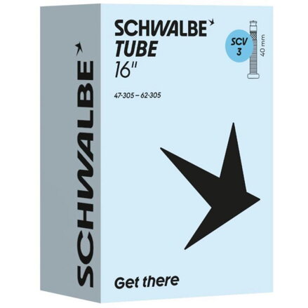 SCHWALBE Duša SCV3 (47/62-305) 16x1.75–2.50 SCV 40mm 115g