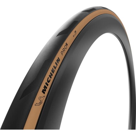 MICHELIN Plášť PRO5 700x32C (32-622) 3x120TPI 360g hnedý bok skladací