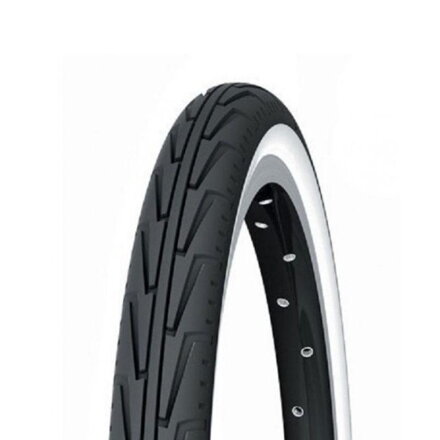 MICHELIN Plášť CITY J 24x1.75 (44-507) 3x22TPI 620g biely bok