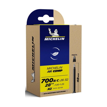 MICHELIN Duša A2 AIRCOMP 700x26/32C (26/32-622/635) FV 48mm 90g