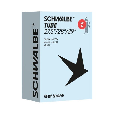 SCHWALBE Duša SV19 (40/62-584/635) 27.5/29x1.60–2.45 SV 40mm 220g