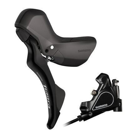 SHIMANO Dual control Tiagra set ST-R4020/BR-RS405 right 11-speed mech. rad./hydr.brake