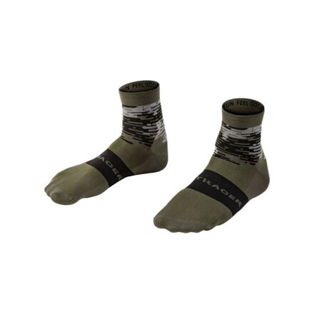 Bontrager Olive Race Quarter Socks