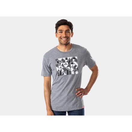 Bontrager T-shirt Trek Barn Quilt gray