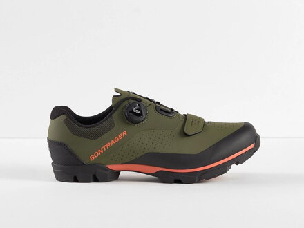 Bontrager Shoes Foray MTB green orange.
