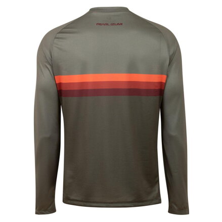 PEARL IZUMI Jersey SUMMIT LS TOP pale olive/sunset stripe VZ21