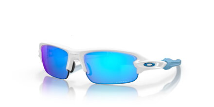 Oakley Flak XXS Polished White/Prizm sapphire glasses