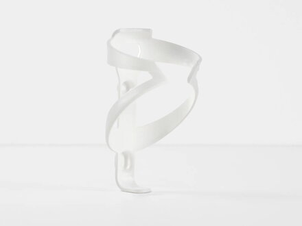 Trek Elite bottle basket made of recycled materials, glossy white