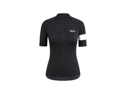 Basic women's cycling jersey Rapha Core black