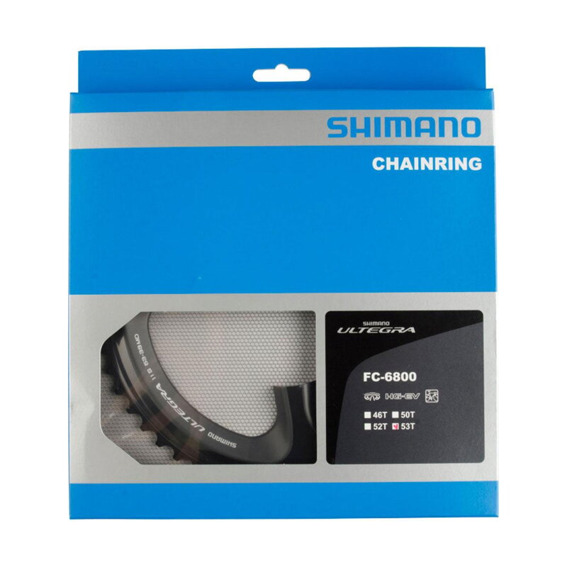 SHIMANO Gearbox 53z. FC-6800 Ultegra black 110mm SHIMANO Gearbox 53z. FC-6800 Ultegra black 110mm