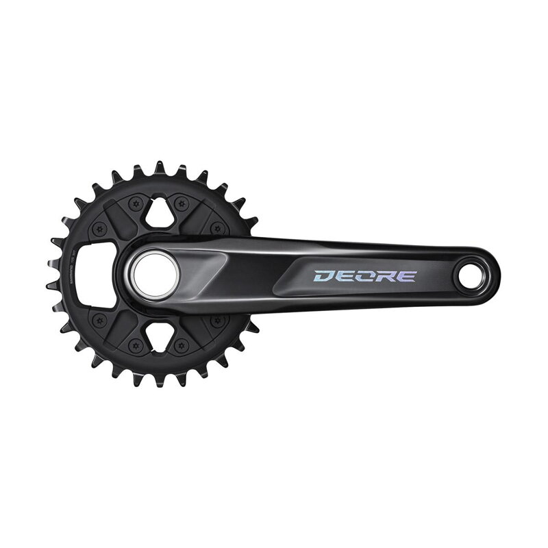 SHIMANO Cranks Deore FC-M6100 175mm 30z. 12-k. BOOST black two-piece without bearings SHIMANO Cranks Deore FC-M6100 175mm 30z. 12-k. BOOST black two-piece without bearings