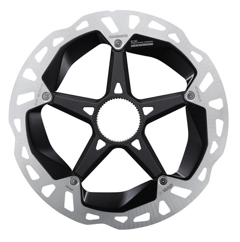 SHIMANO Brake disc RT-MT900 180mm Center Lock Ice Tech (externally tightened) SHIMANO Brake disc RT-MT900 180mm Center Lock Ice Tech (externally tightened)