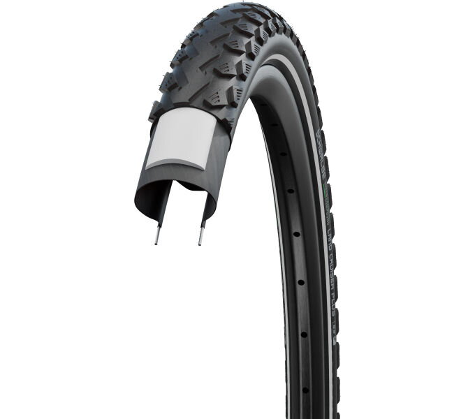 SCHWALBE Tire LAND CRUISER PLUS (47-559) 26x1.75 Active 50EPI PunctureGuard 910g Reflex Green SCHWALBE Tire LAND CRUISER PLUS (47-559) 26x1.75 Active 50EPI PunctureGuard 910g Reflex Green