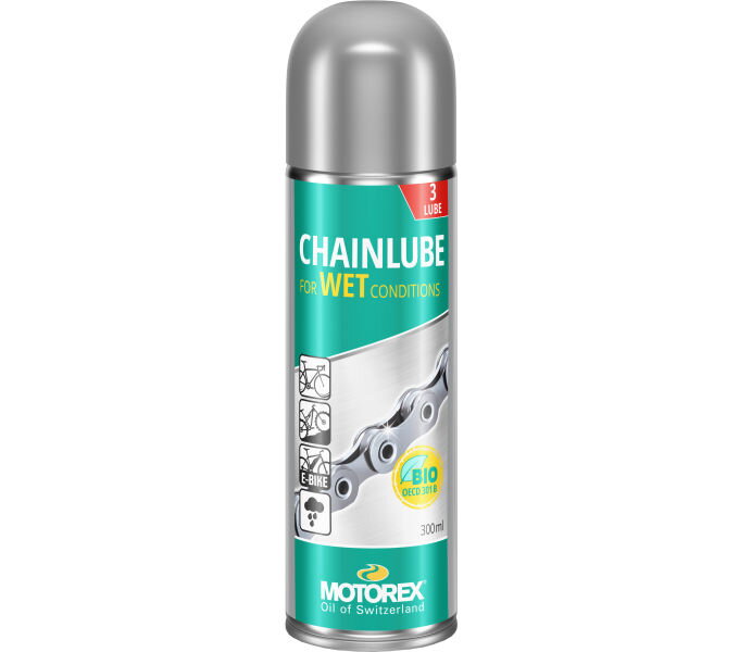 MOTOREX Oil CHAINLUBE WET 300ml MOTOREX Oil CHAINLUBE WET 300ml