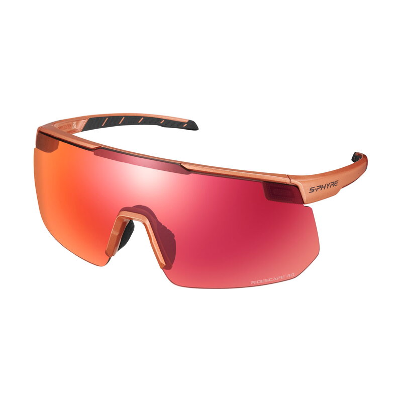SHIMANO Goggles S-PHYRE2 metallic orange Ridescape Road SHIMANO Goggles S-PHYRE2 metallic orange Ridescape Road