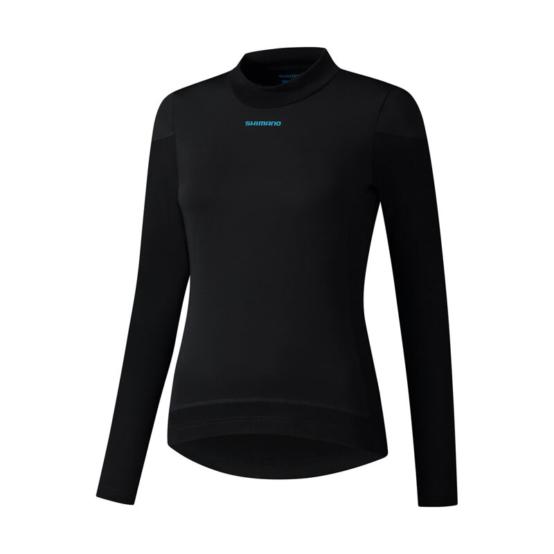 SHIMANO Women's T-shirt BEAUFORT LONG BASE LAYER black / Size: S SHIMANO Women's T-shirt BEAUFORT LONG BASE LAYER black / Size: S