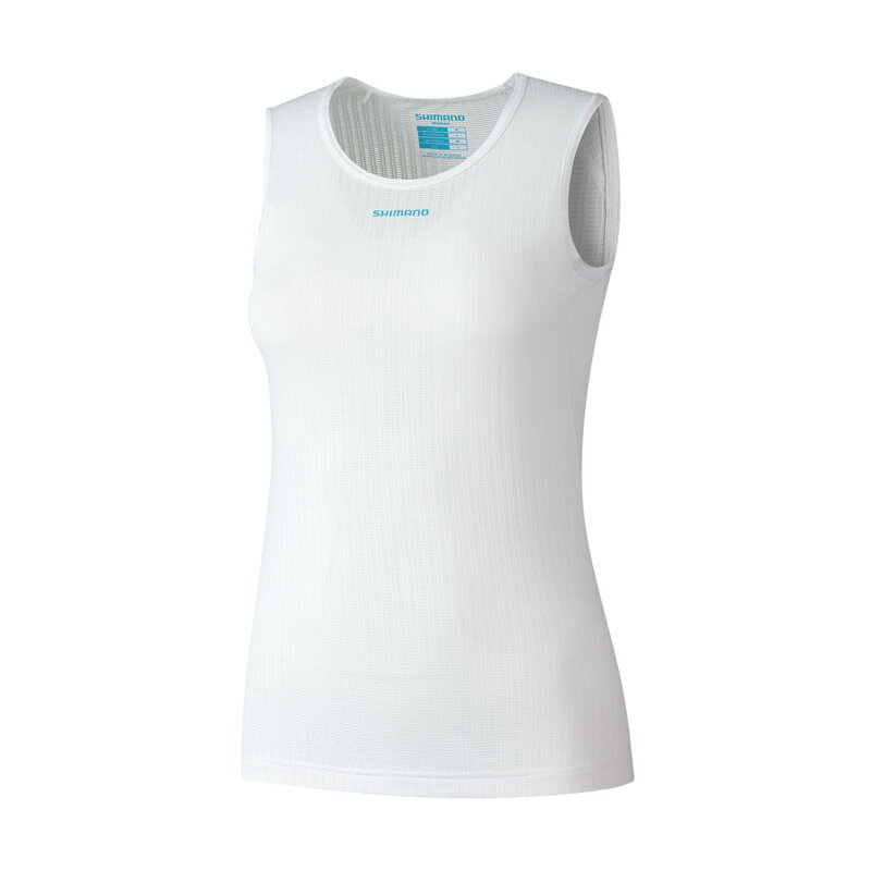 SHIMANO Women's T-shirt VERTEX MESH SL BASE LAYER white / Size: S SHIMANO Women's T-shirt VERTEX MESH SL BASE LAYER white / Size: S