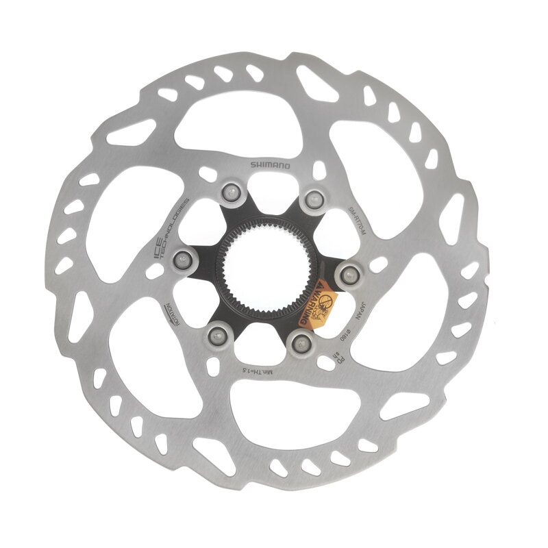 SHIMANO Brake disc SM-RT70 180mm Center Lock Ice Tech (externally tightened)
