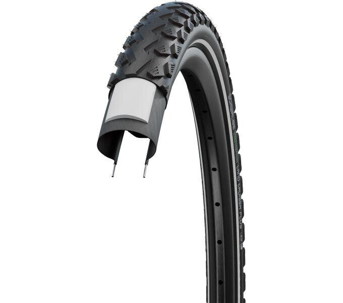 SCHWALBE Tire LAND CRUISER PLUS (50-622) 28x2.00 Active 50EPI PunctureGuard 1080g Reflex Green SCHWALBE Tire LAND CRUISER PLUS (50-622) 28x2.00 Active 50EPI PunctureGuard 1080g Reflex Green