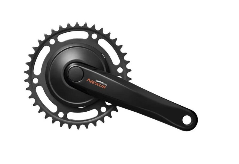 SHIMANO Cranks Nexus FC-C600 170mm 38z. black SHIMANO Cranks Nexus FC-C600 170mm 38z. black