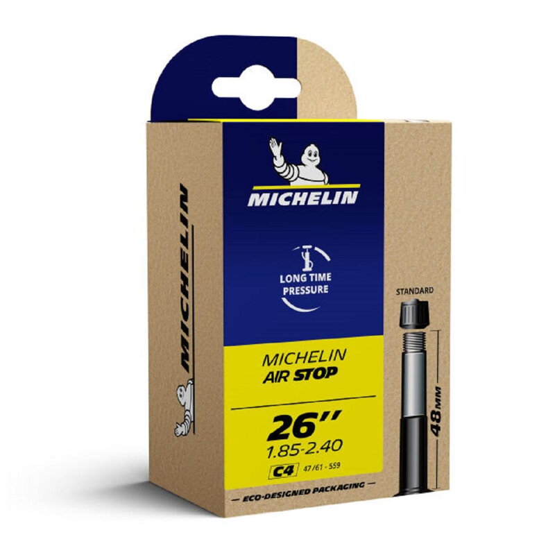MICHELIN Tube C4 26x1.50/2.20 (47/61-559) AV 48mm MICHELIN Tube C4 26x1.50/2.20 (47/61-559) AV 48mm
