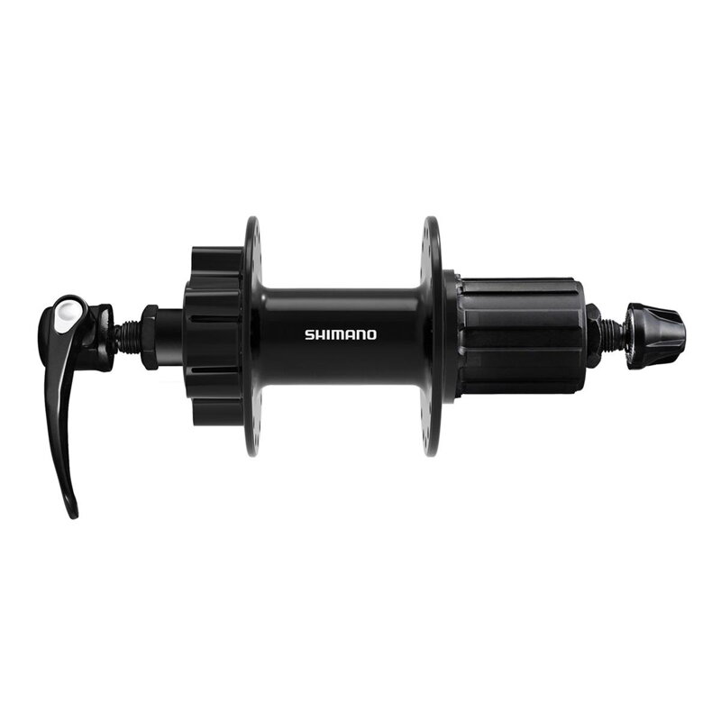 SHIMANO Rear hub FH-QB400 32d. R.U. 8/9/10-k. black 6 holes. reel SHIMANO Rear hub FH-QB400 32d. R.U. 8/9/10-k. black 6 holes. reel