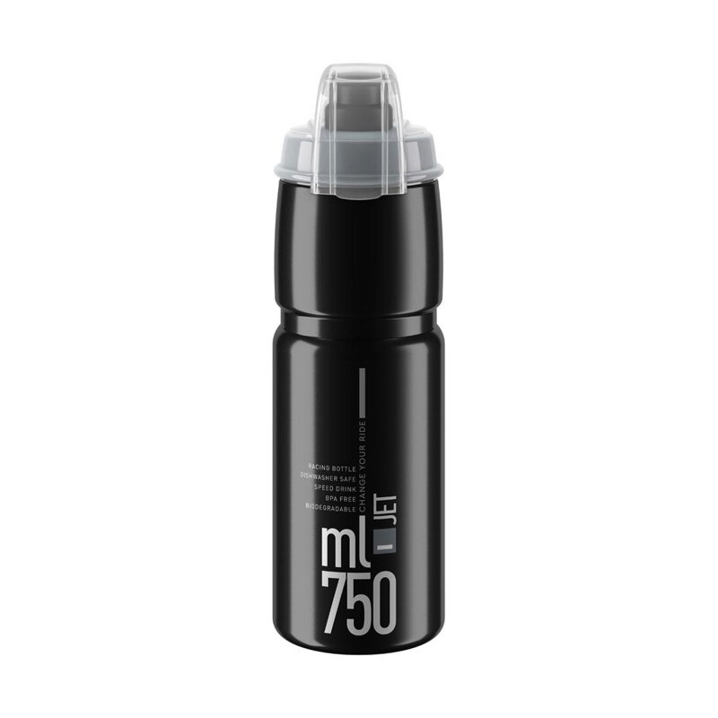 ELITE Bottle JET PLUS 750 black/grey