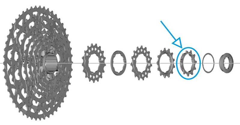 SHIMANO Pinion 11z. for CS-LG700 Linkglide SHIMANO Pinion 11z. for CS-LG700 Linkglide