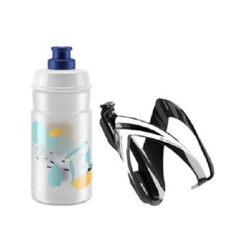 ELITE Bottle with basket set CEO blue logo, 350 ml