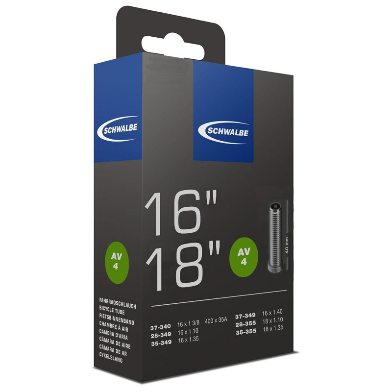 SCHWALBE Inner tube 16x1 3/8-18x1.35 AV 40mm