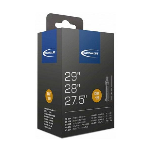 SCHWALBE Duša DV19 (40/62-584/635) 27.5/29x1.60–2.45 DV 40mm 220g