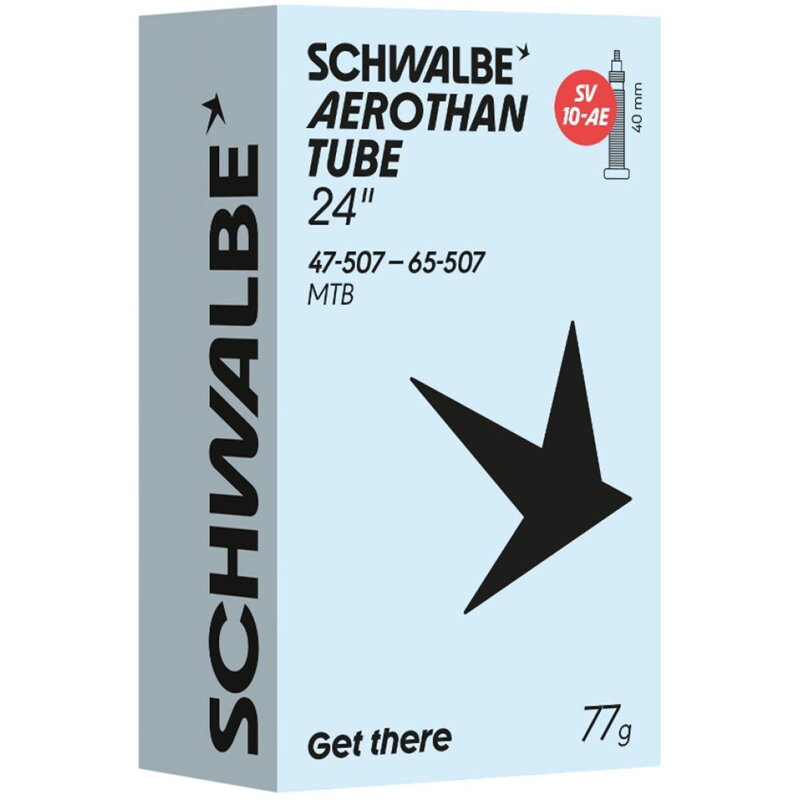 SCHWALBE Duša SV10-AE (47/65-507) 24x1.85–2.60 SV 40mm Aerothan 77g