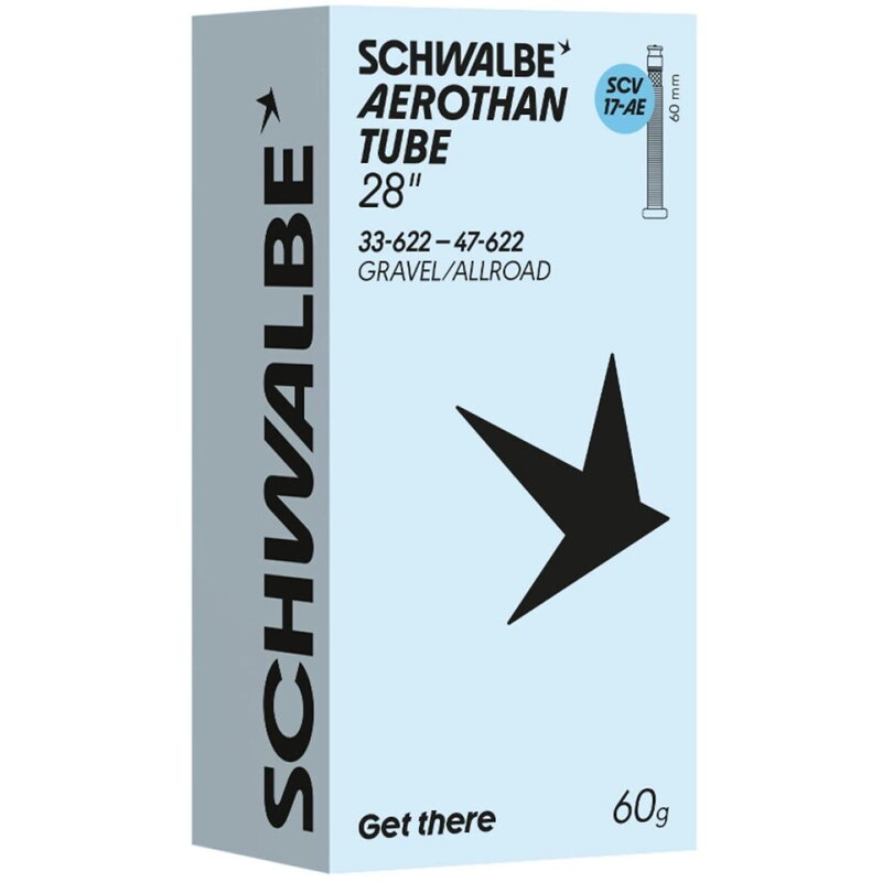 SCHWALBE Duša SCV17-AE (33/47-622) 28x1.30–1.85 SCV 60mm Aerothan 60g