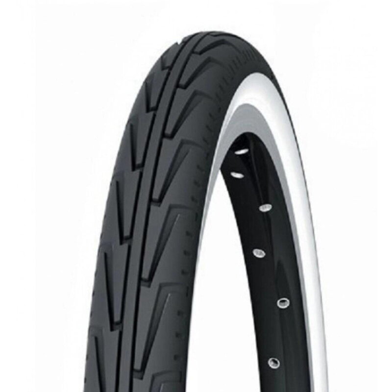 MICHELIN Plášť CITY J 20x1 3/8 (37-451) 3x22TPI 530g biely bok