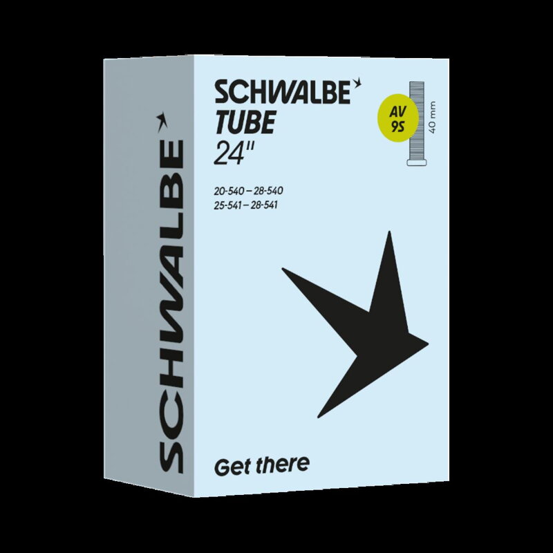 SCHWALBE Duša AV9S (20/28-540/541) 24x0.80–1.10 AV 40mm 95g